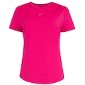 Camiseta Feminina Nike Manga Curta Dri-fit One Classic ROSA ESCURO