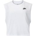 Blusa Cropped Feminina Nike Club SL Tee BRANCO