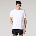 Camiseta Masculina ASICS Manga Curta Selada Respirável BRANCO