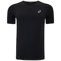 Camiseta Masculina ASICS Manga Curta Selada Respirável PRETO