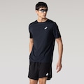 Camiseta Masculina ASICS Manga Curta Selada Respirável PRETO