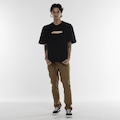 Camiseta Approve Manga Curta Over Blur Dog PRETO
