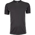 Camiseta Masculina Oxer Manga Curta Recorte com Vivo CINZA ESCURO