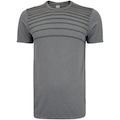 Camiseta Masculina Oxer Manga Curta Crepe Estampada CINZA/PRETO