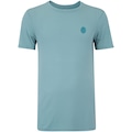 Opção de cor AZUL CLA/AZUL ESC de Camiseta Masculina Oxer Manga Curta Crepe Estampada