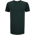 Camiseta Masculina Oxer Manga Curta Crepe Estampada VERDE ESCURO