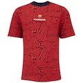 Camiseta do Barcelona Masculina Oversize VERMELHO/AZUL ESC