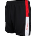 Calção do São Paulo Juvenil Dry PRETO/BRANCO