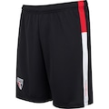 Calção do São Paulo Masculino Dry PRETO/BRANCO
