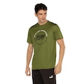 Camiseta Masculina Puma Manga Curta Graphic Run Emblem Tee VERDE