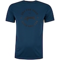 Camiseta Masculina Puma Manga Curta Graphic Run Slogan AZUL