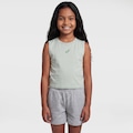 Blusa Cropped Regata Infantil ASICS VERDE CLARO