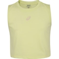 Blusa Cropped Regata Infantil ASICS AMARELO CLARO