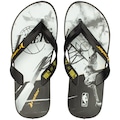 Chinelo Grendene Rider NBA Chicago Bulls Feel Dedo Adulto PRETO/PRETO