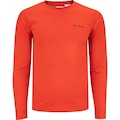 Camiseta Masculina Columbia Manga Longa Zero Rules Sleeve VERMELHO