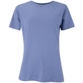 Camiseta Feminina Oxer Manga Curta Recorte Nas Costas AZUL