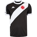 Camisa do Vasco da Gama I 24 Kappa Masculino Torcedor PRETO/BRANCO