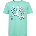 Camiseta Jordan Infantil Nike Manga Curta Varisty Jumpman VERDE CLARO