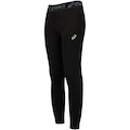 Calça Legging Infantil ASICS Elástico Logo PRETO