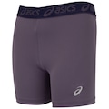 Short Infantil ASICS Elástico Logo ROXO