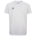 Camiseta Juvenil Umbro Manga Curta Legacy BRANCO