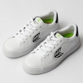 Tênis Cariuma Salva White Leather Black Logo BRANCO/PRETO