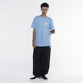 Camiseta Ripndip Manga Curta Bad Influence AZUL CLARO