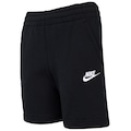 Bermuda Juvenil Nike Sportswear Club Fleece LBR PRETO