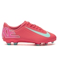 Chuteira de Campo Infantil Nike Mercurial Vapor 15 Club ROSA/VERDE CLA