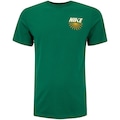 Camiseta Masculina Nike Manga Curta Sportswear Heritage Branding Open VERDE ESCURO