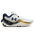 Tênis Under Armour Buzzer 2 Masculino BRANCO/OURO