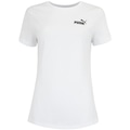 Camiseta Feminina Puma Manga Curta Essentials Small Logo Tee BRANCO