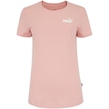 Camiseta Feminina Puma Manga Curta Essentials Small Logo Tee ROSA