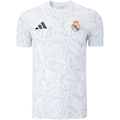 Camisa Pré-Jogo Real Madrid adidas Masculina BRANCO