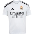 Camisa do Real Madrid I 24/25 adidas Infantil BRANCO