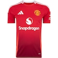 Camisa do Manchester United I 24/25 adidas Masculina Torcedor VERMELHO