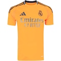 Camisa do Real Madrid II 24/25 adidas Masculina Torcedor LARANJA