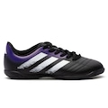 Chuteira Futsal Infantil adidas Rabisco ROXO/PRETO