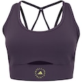 Top Fitness com Bojo Removível adidas Média Sustentação Stella McCartney Adulto ROXO ESCURO