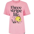Camiseta Feminina adidas Manga Curta Graphic ROSA