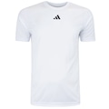Camiseta Masculina adidas Manga Curta Treino Básica BRANCO