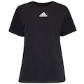 Camiseta Feminina adidas Manga Curta Small Logo PRETO