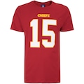 Camiseta do Kansas City Chiefs NFL Masculina Player Mahomes NF022 VERMELHO