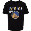 Camiseta do Golden State Warriors NBA Juvenil N0198 Collage PRETO