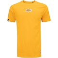 Camiseta do Los Angeles Lakers NBA Masculina Core N0652 AMARELO