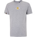 Camiseta do Los Angeles Lakers NBA Masculina Core N0652 CINZA MESCLA