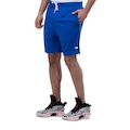 Opção de cor AZUL de Bermuda NBA Masculina Core Logo