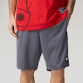 Bermuda NBA Masculina Core Logo CINZA ESCURO