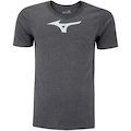 Camiseta Masculina Mizuno Manga Curta Lifestyle CINZA MESCLA