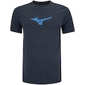 Camiseta Masculina Mizuno Manga Curta Lifestyle AZUL ESC/AZUL